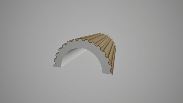 Semicoloana decorativa K 3 R - 360x250(300) Rasina