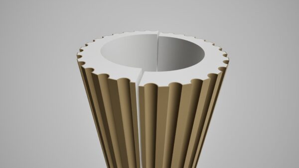 K 5 R - EXT 480 x 340 (390) Rasina 2 Semicoloana decorativa K 5 EPS - 480x340(390) Polistiren