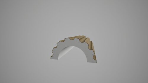 Semicoloana decorativa OL 3 R - 360x230(260) Rasina