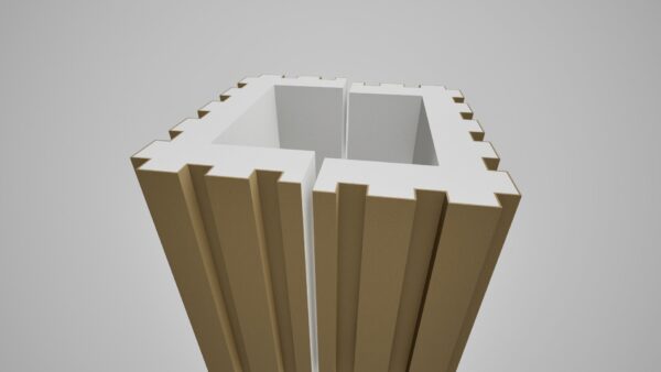 OP 3 R - EXT 420 x 270 (330) Rasina 2 Semicoloana decorativa OP 3 EPS - 420x270(330) Polistiren