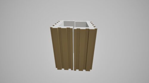 Semicoloana decorativa OP 4 EPS - 500x340(400) Polistiren