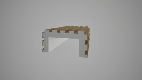 Semicoloana decorativa OP 4 R - 500x340(400) Rasina