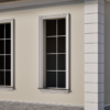 Ancadrament decorativ din polistiren expandat cu rasina minerala  160x80