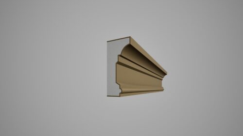 Brâu decorativ din polistiren expandat cu rasina minerala 120x55