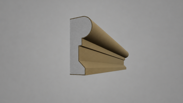 Brâu decorativ din polistiren expandat cu rasina minerala 160x70