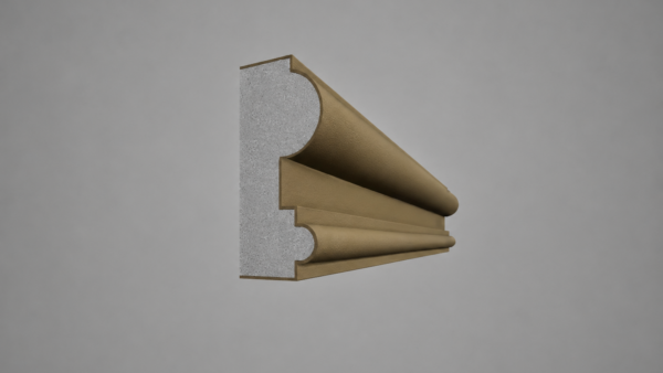 Brâu decorativ din polistiren expandat cu rasina minerala 165x80