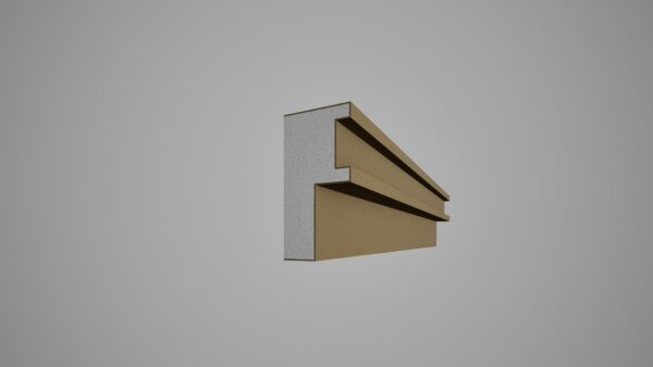 Brâu decorativ din polistiren expandat cu rasina minerala 200x100 E