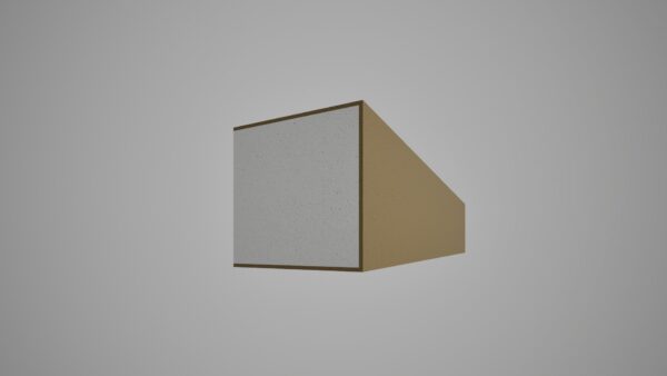 Brâu decorativ din polistiren expandat cu rasina minerala 80x80