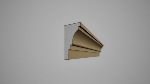 UC-160x100 Cornisa decorativa din polistiren expandat cu rasina minerala, dimensiune 160x100x2000mm