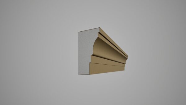 UC-280x155 Cornisa decorativa din polistiren expandat cu rasina minerala, dimensiune 280x155x2000mm