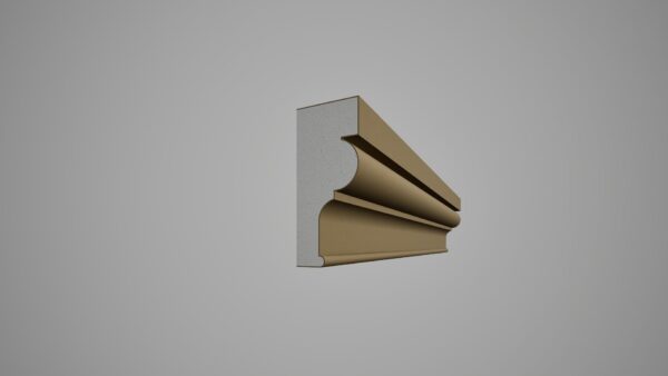 UC-300x125 Cornisa decorativa din polistiren expandat cu rasina minerala, dimensiune 300x125x2000mm