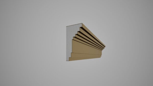UC-300x150 Cornisa decorativa din polistiren expandat cu rasina minerala, dimensiune 300x150x2000mm