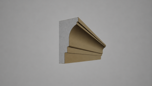 UC 300x150 A Cornisa decorativa din polistiren expandat cu rasina minerala, dimensiune 300x150 Ax2000mm
