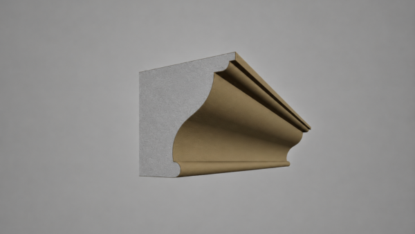 UC 300x300 Cornisa decorativa din polistiren expandat cu rasina minerala, dimensiune 300x300x2000mm
