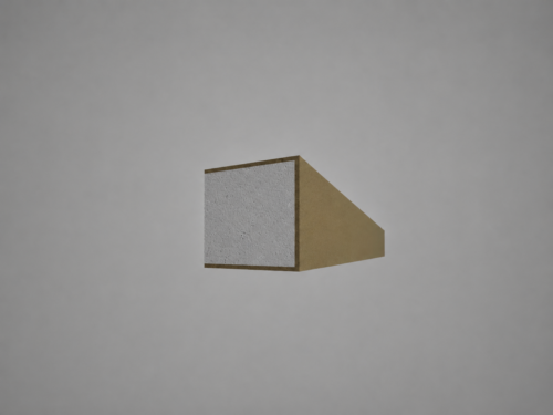 Brâu decorativ din polistiren expandat cu rasina minerala 100x100