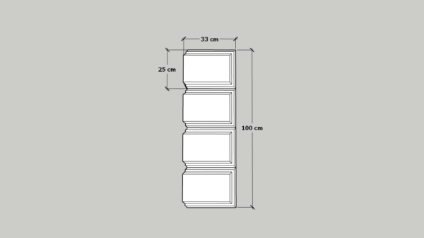 Element decorativ de colt BC 2 - POLISTIREN