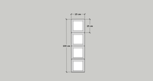 Element decorativ - placa BP 1 - POLISTIREN