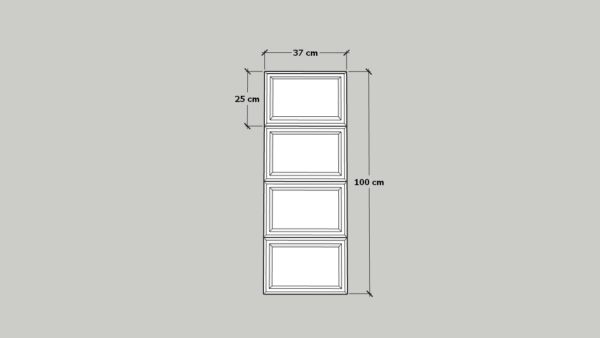 Element decorativ - placa BP 4 - POLISTIREN