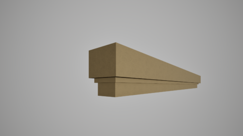 Decor colt 100X100X2000 4 CM