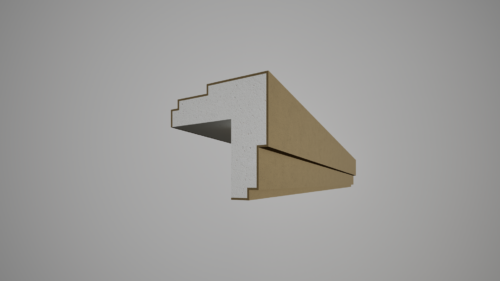 Decor colt 120X120X2000 4 CM