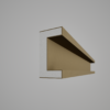 Brâu decorativ din polistiren expandat cu rasina minerala 150x80