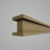 Brâu decorativ din polistiren expandat cu rasina minerala 150x80