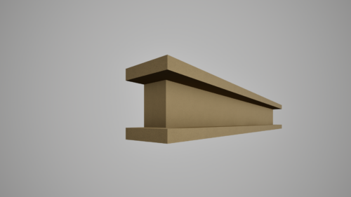 Brâu decorativ din polistiren expandat cu rasina minerala 150x80