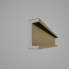 Brâu decorativ din polistiren expandat cu rasina minerala 200x80