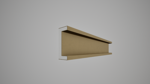 Brâu decorativ din polistiren expandat cu rasina minerala 200x80