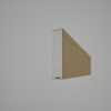 Brâu decorativ din polistiren expandat cu rasina minerala 250x60