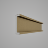 Brâu decorativ din polistiren expandat cu rasina minerala 250x80