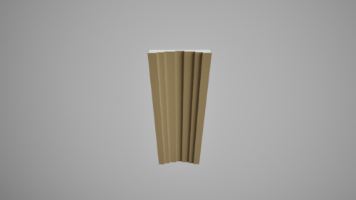 Brâu decorativ din polistiren expandat cu rasina minerala 350x50